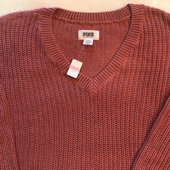 🍁Pink Victoria’s Secret BOYFRIEND V-NECK S… - Picture 2 of 4